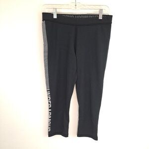 Under Armour Athletic Athleisure Elastic Waist Stretch Capri Leggings